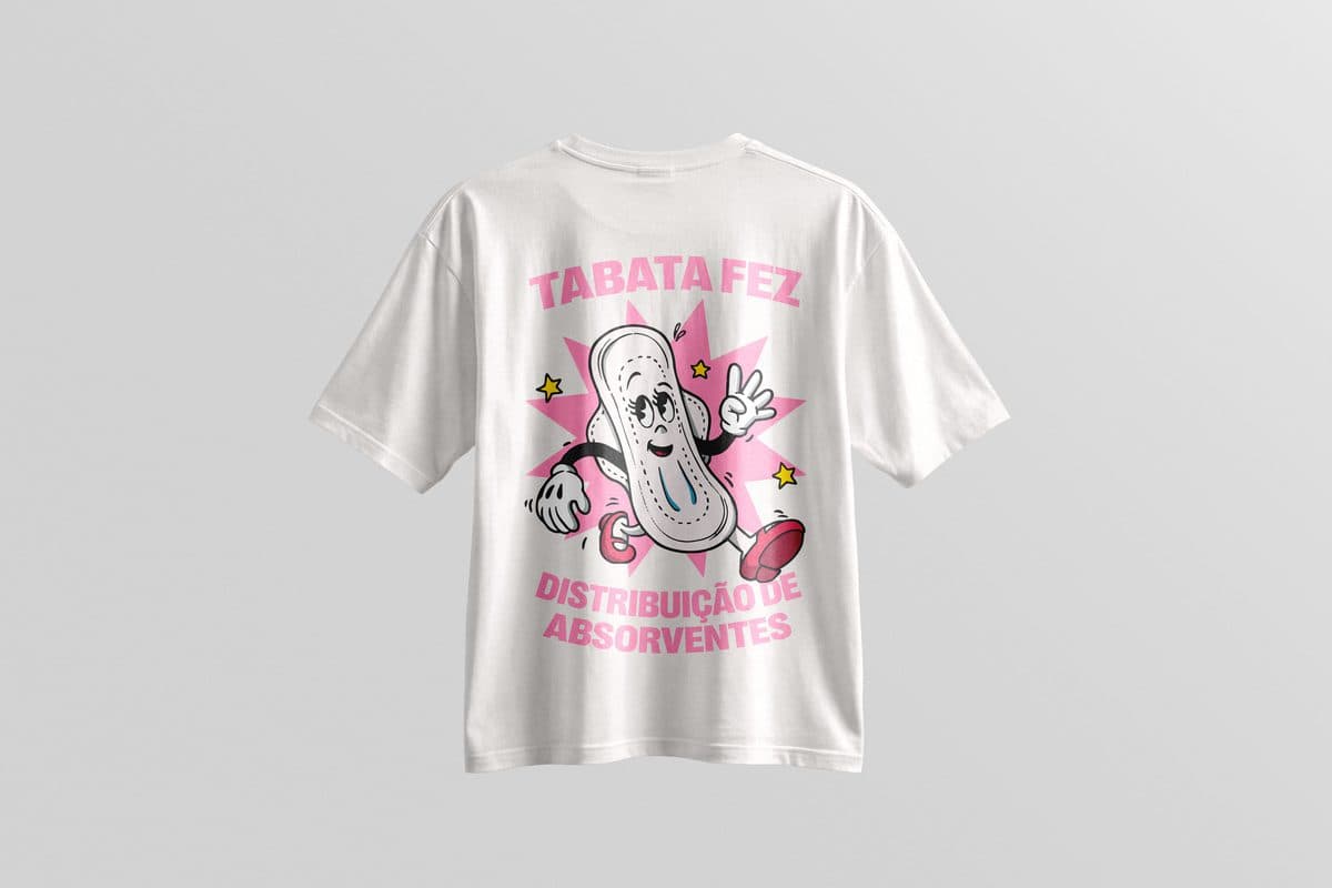 Foto do produto Camiseta Absorvente Para Elas